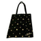 Jenni Intimates "Believe" Gold Stars Tote Bag, 13" x 15" With 14" Handles New